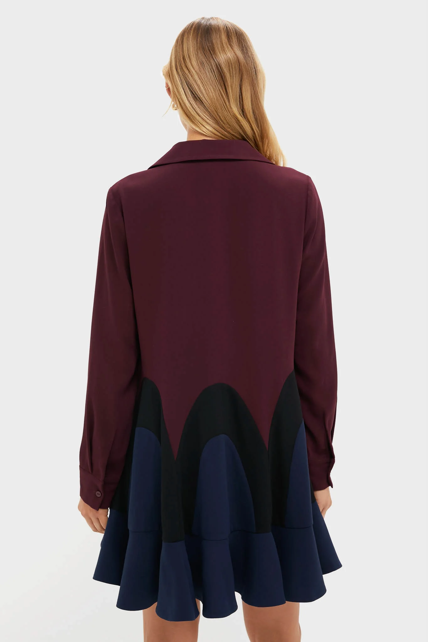 Winetasting Flounce Nadia Dress - Image 4