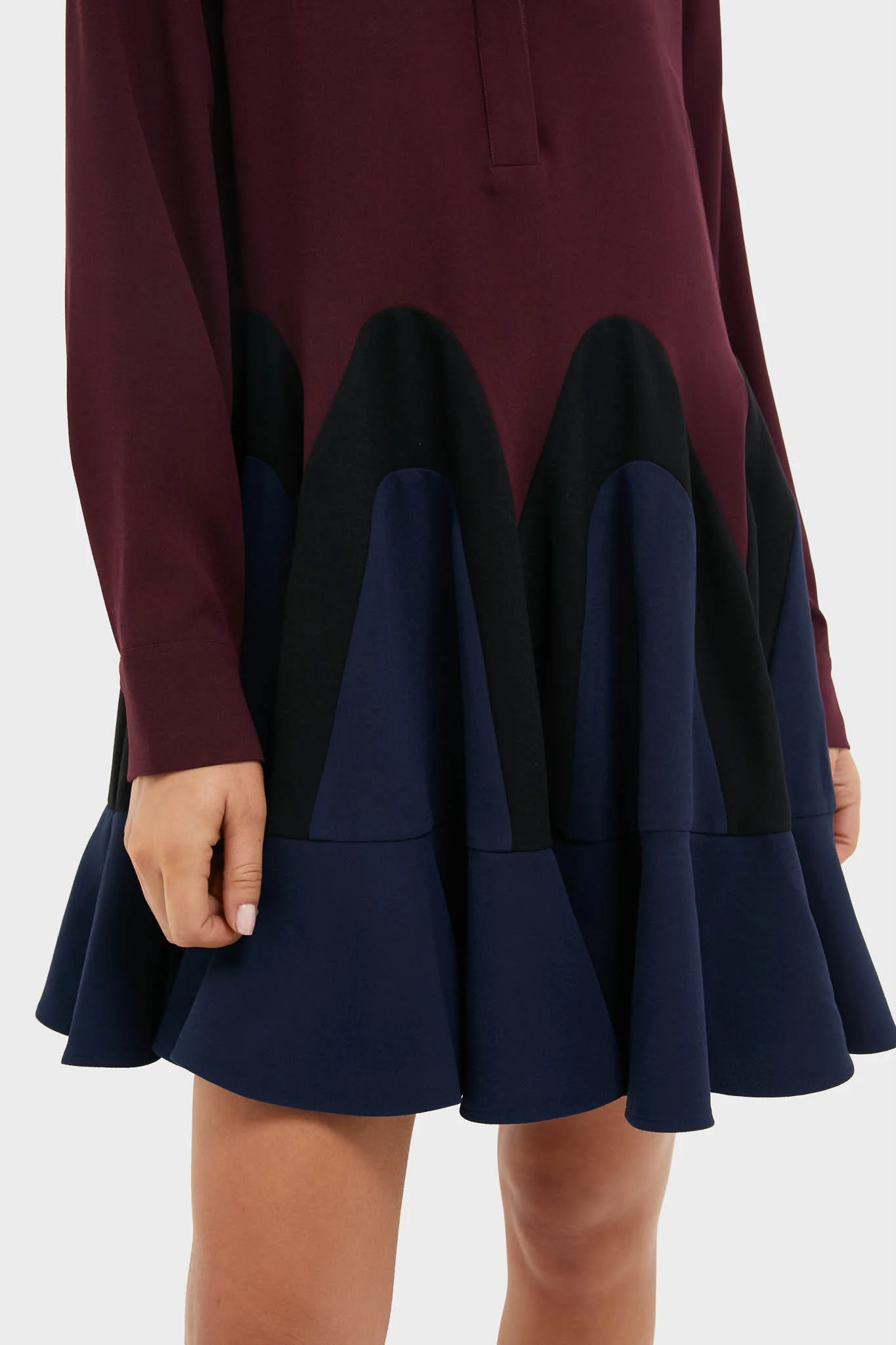 Winetasting Flounce Nadia Dress - Image 5