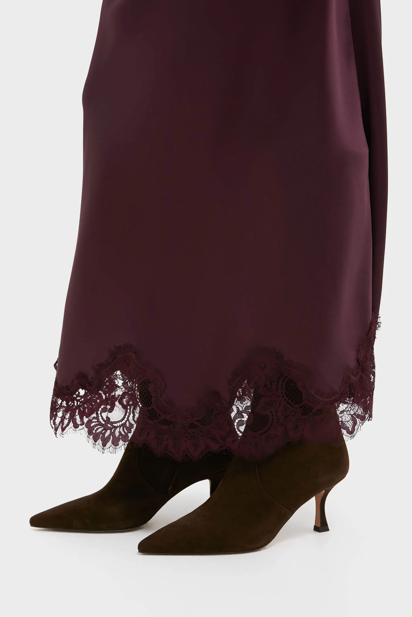 Winetasting Satin Mischa Slip Skirt - Image 6