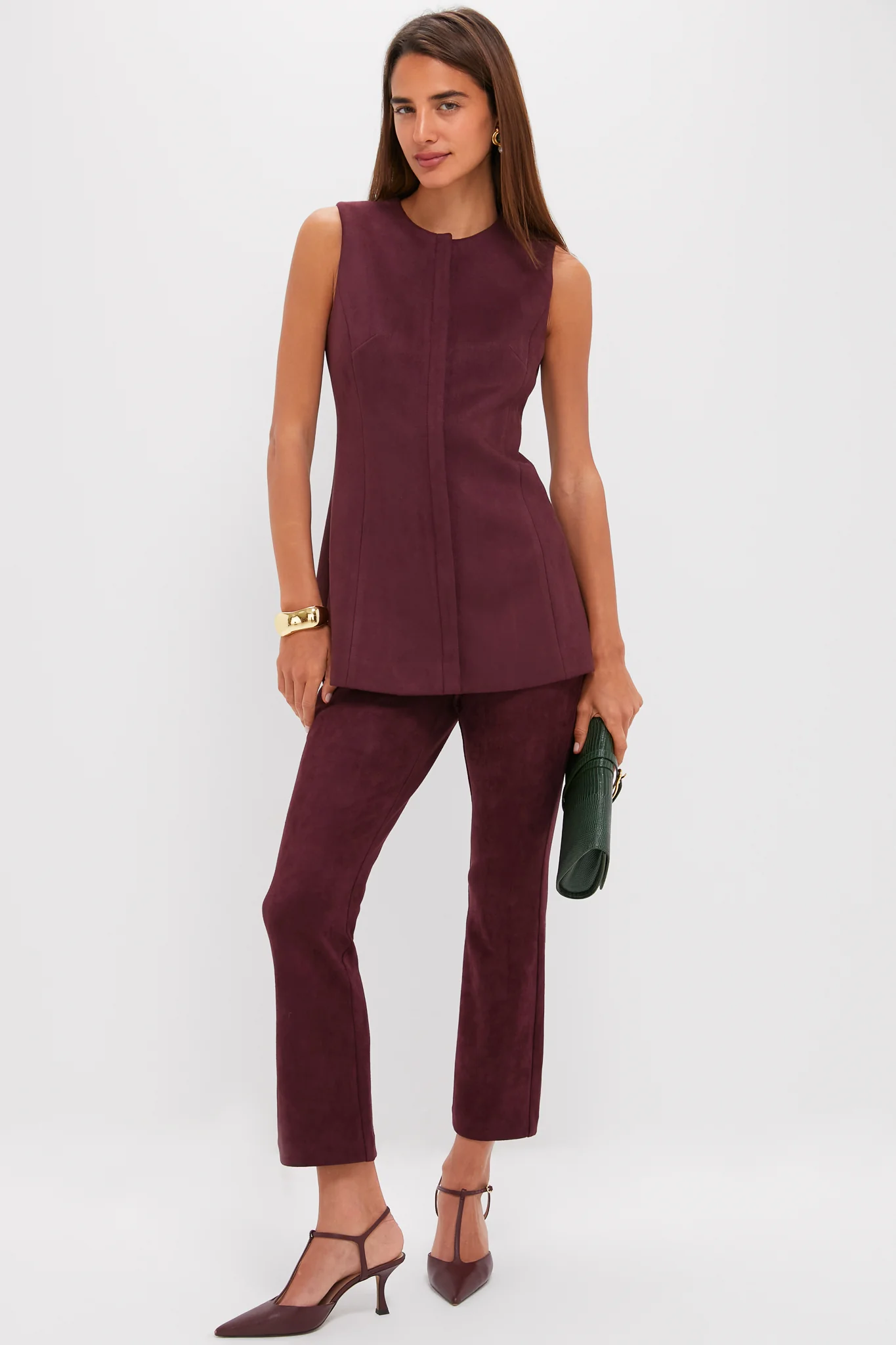Winetasting Vegan Suede Ashford Pants - Image 2