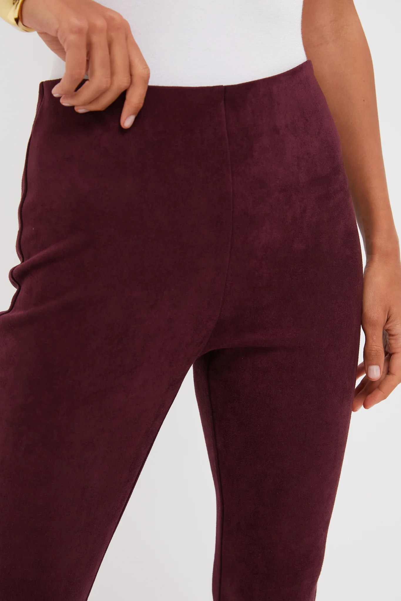 Winetasting Vegan Suede Ashford Pants - Image 5