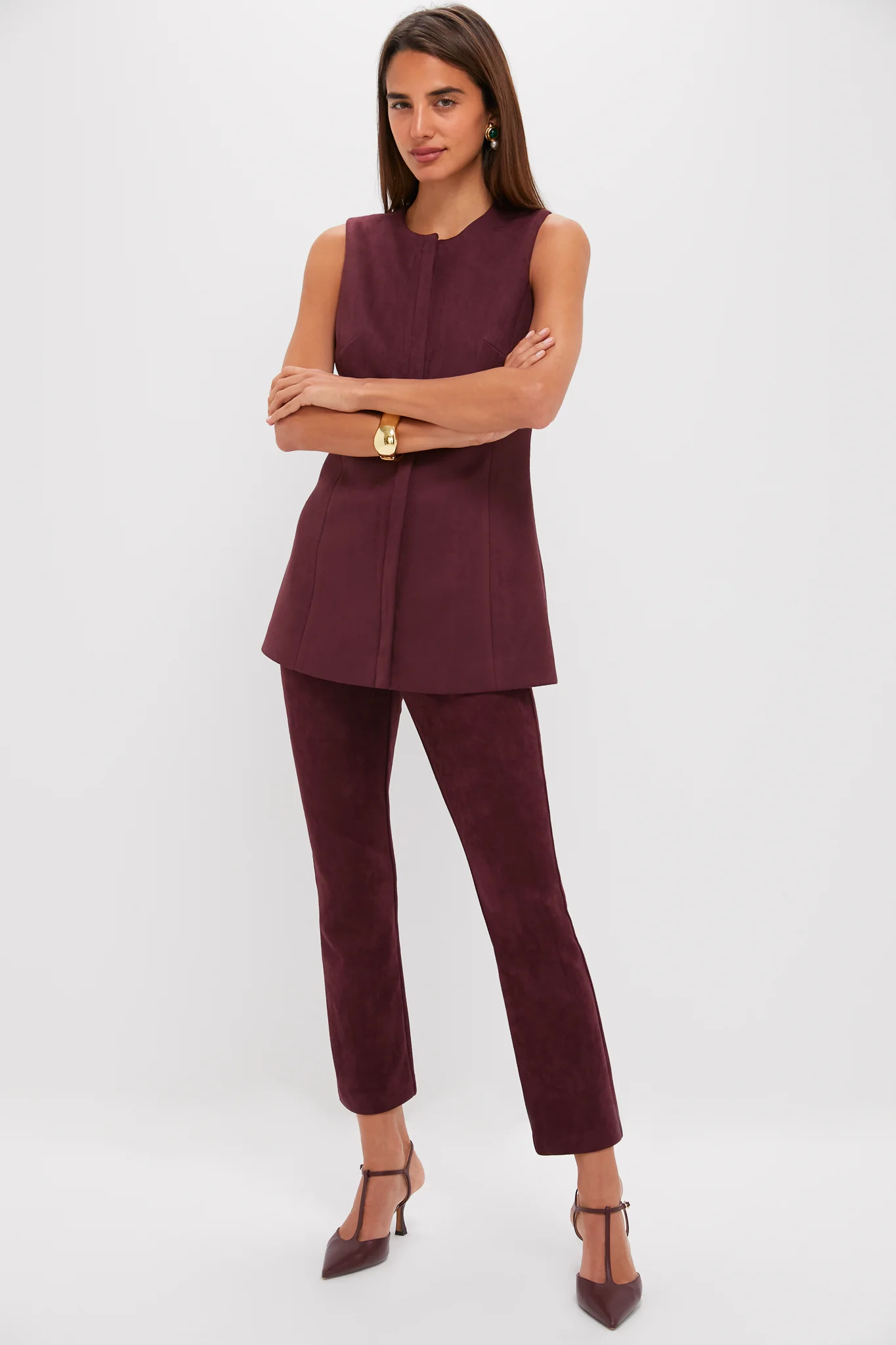 Winetasting Vegan Suede Ashford Pants - Image 6
