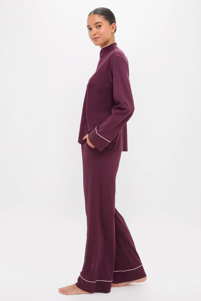 Winetasting Pima Cotton Wilford Women's Pajama Set - Image 3
