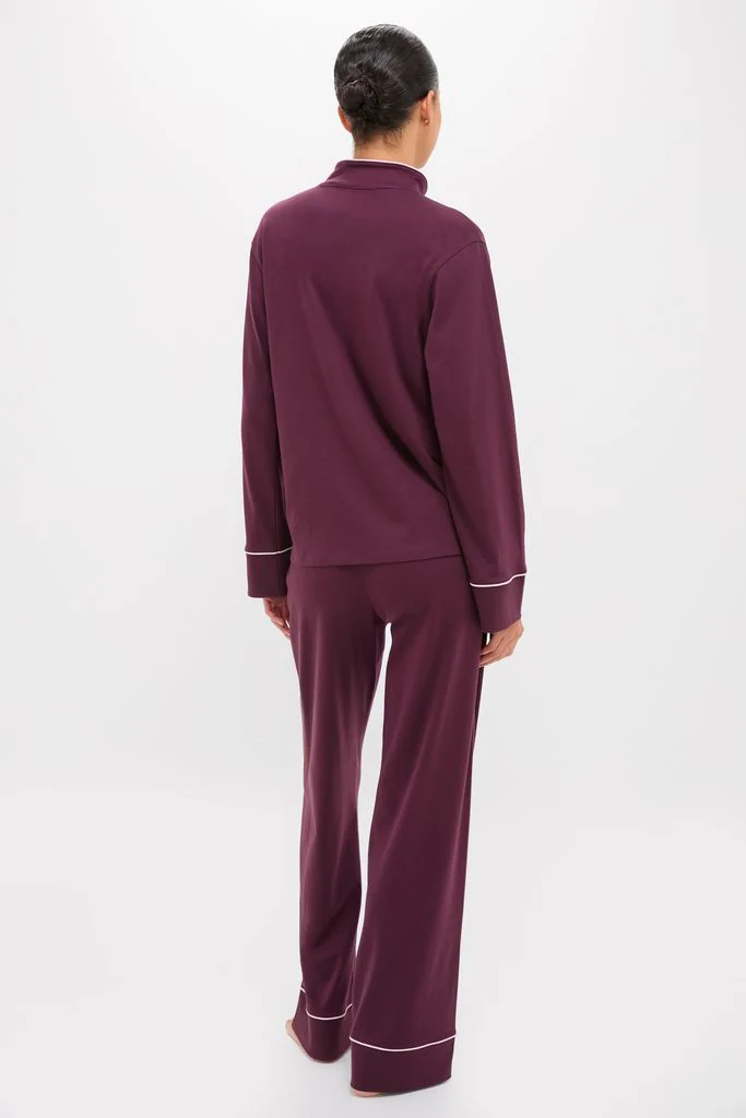 Winetasting Pima Cotton Wilford Women's Pajama Set - Image 4