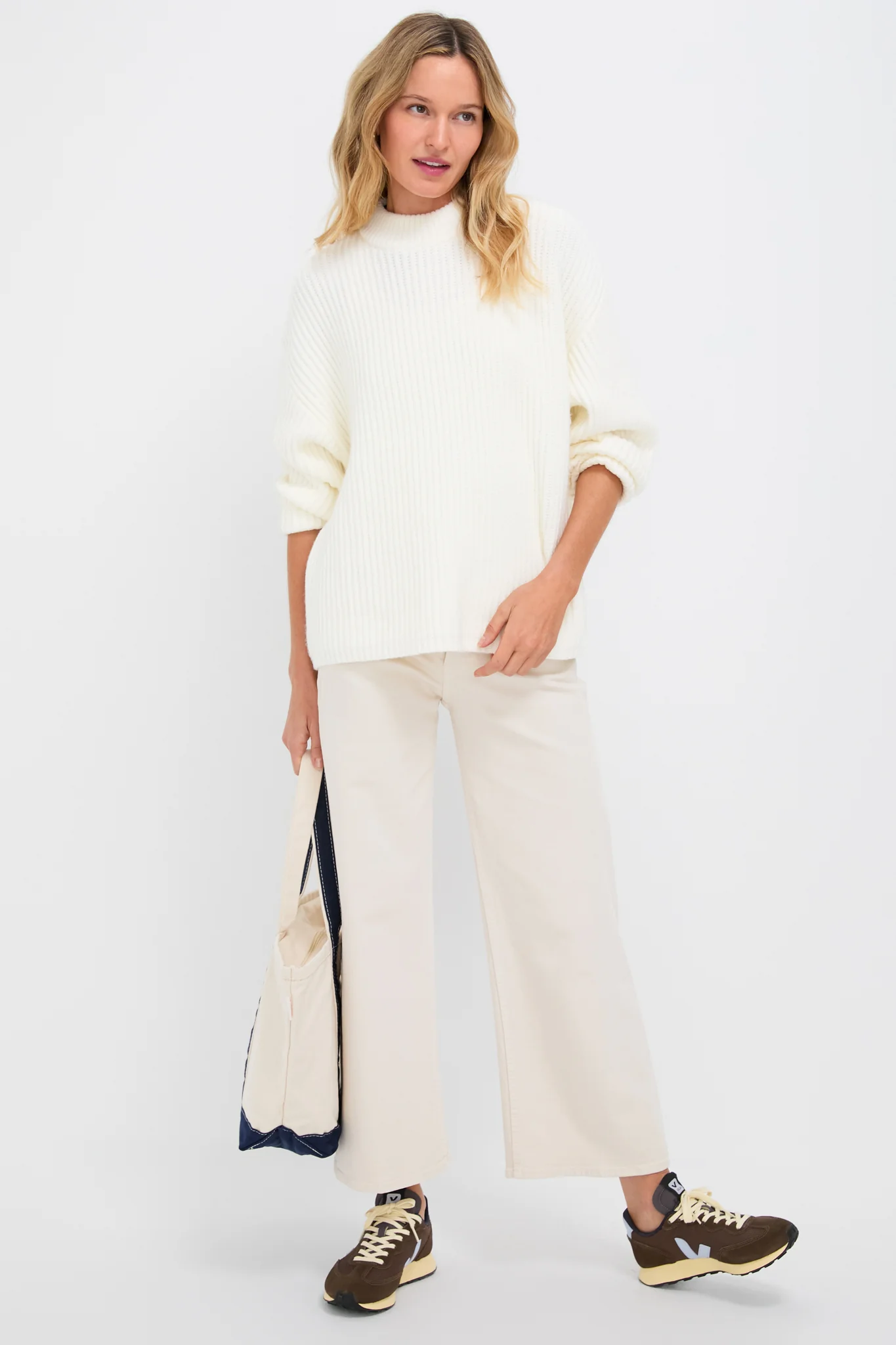 Winter White Crewneck Jack Sweater - Image 2