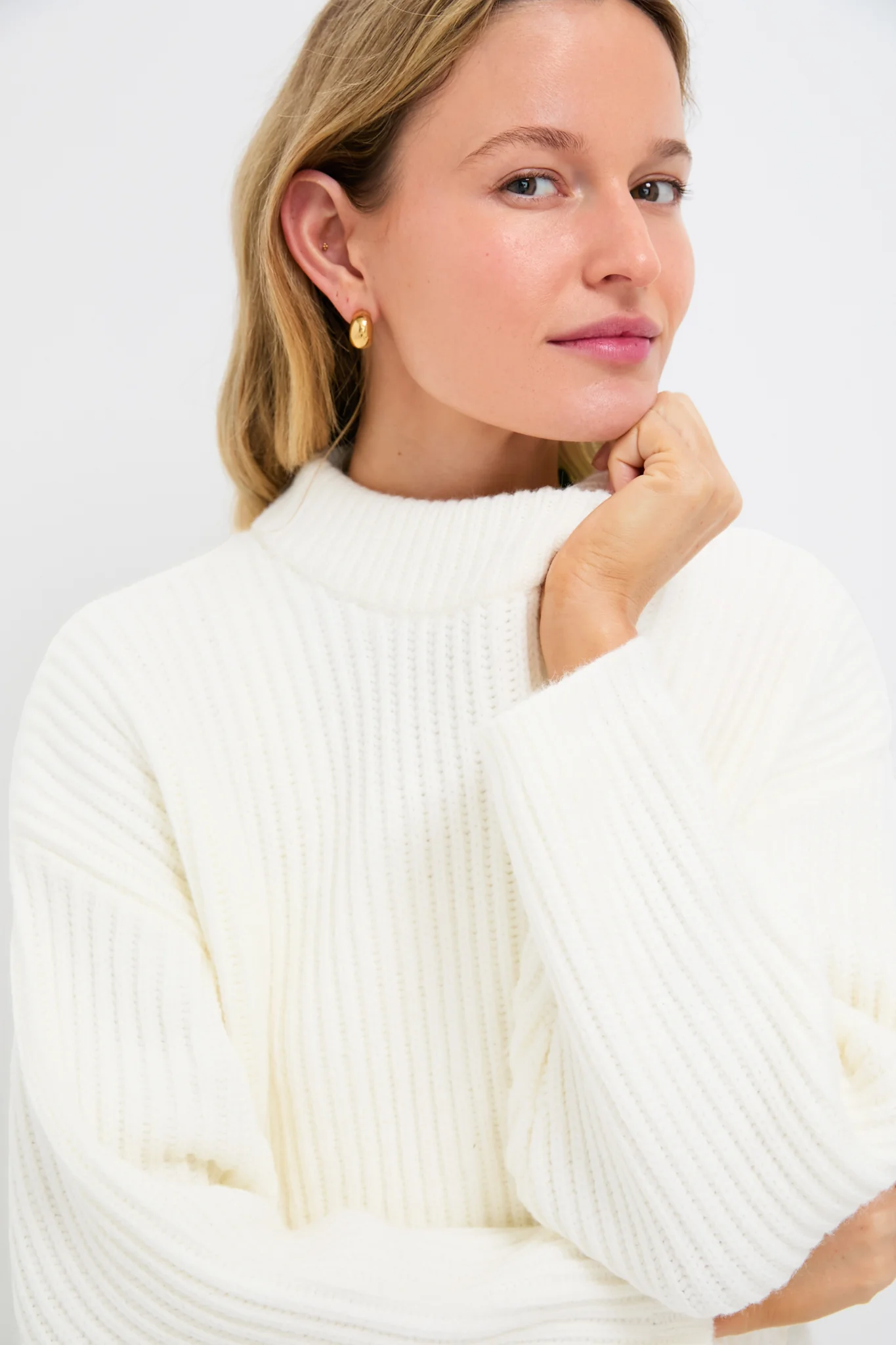Winter White Crewneck Jack Sweater - Image 5