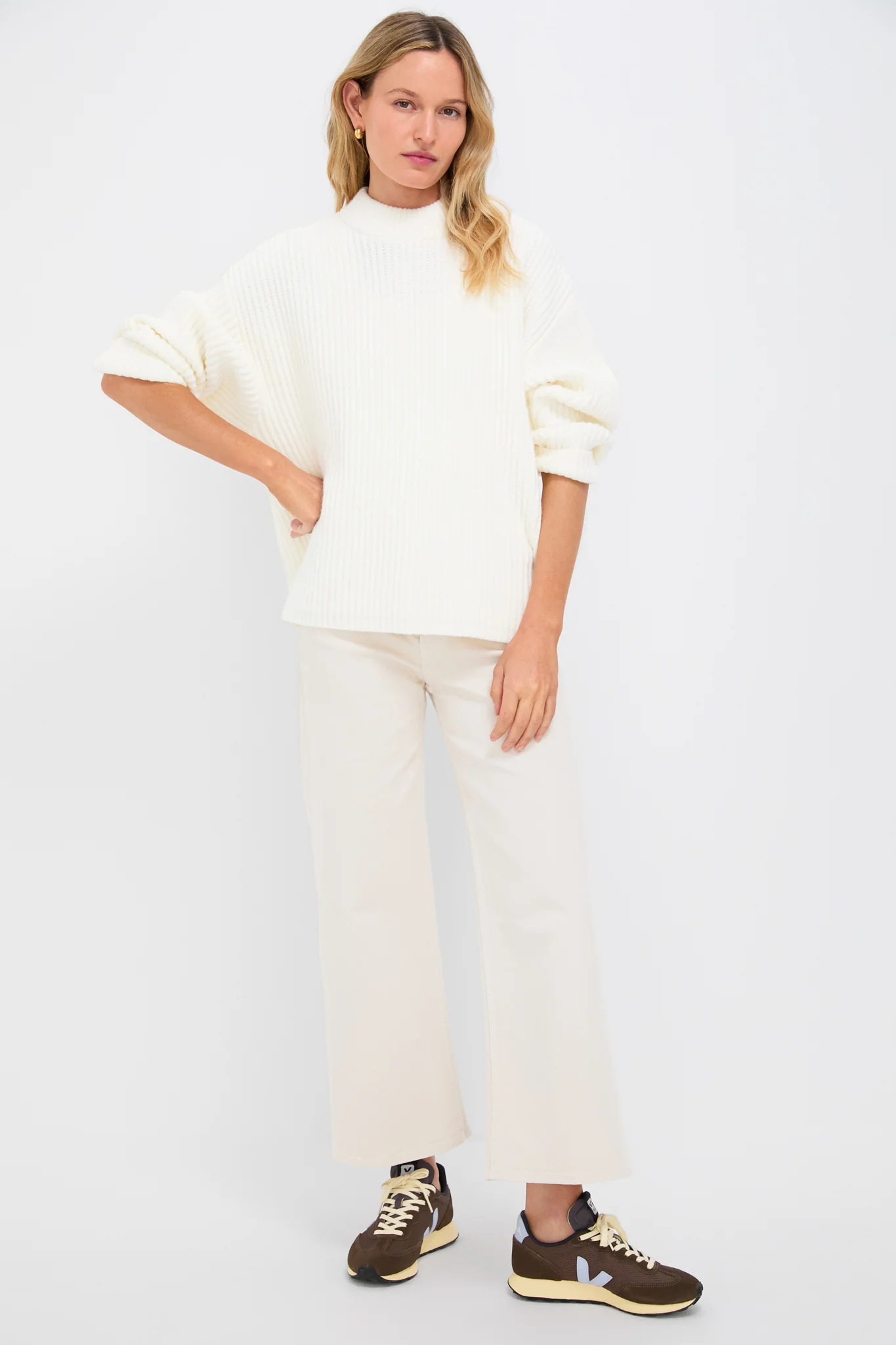 Winter White Crewneck Jack Sweater - Image 6