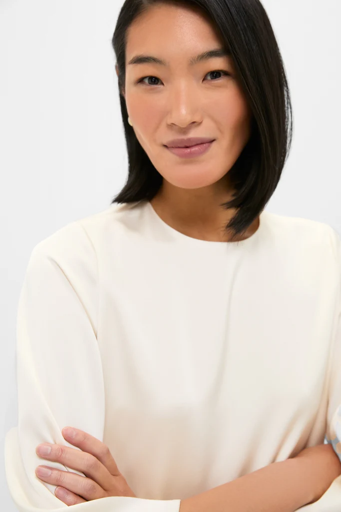 Winter White Side Button Jamie Dress - Image 6