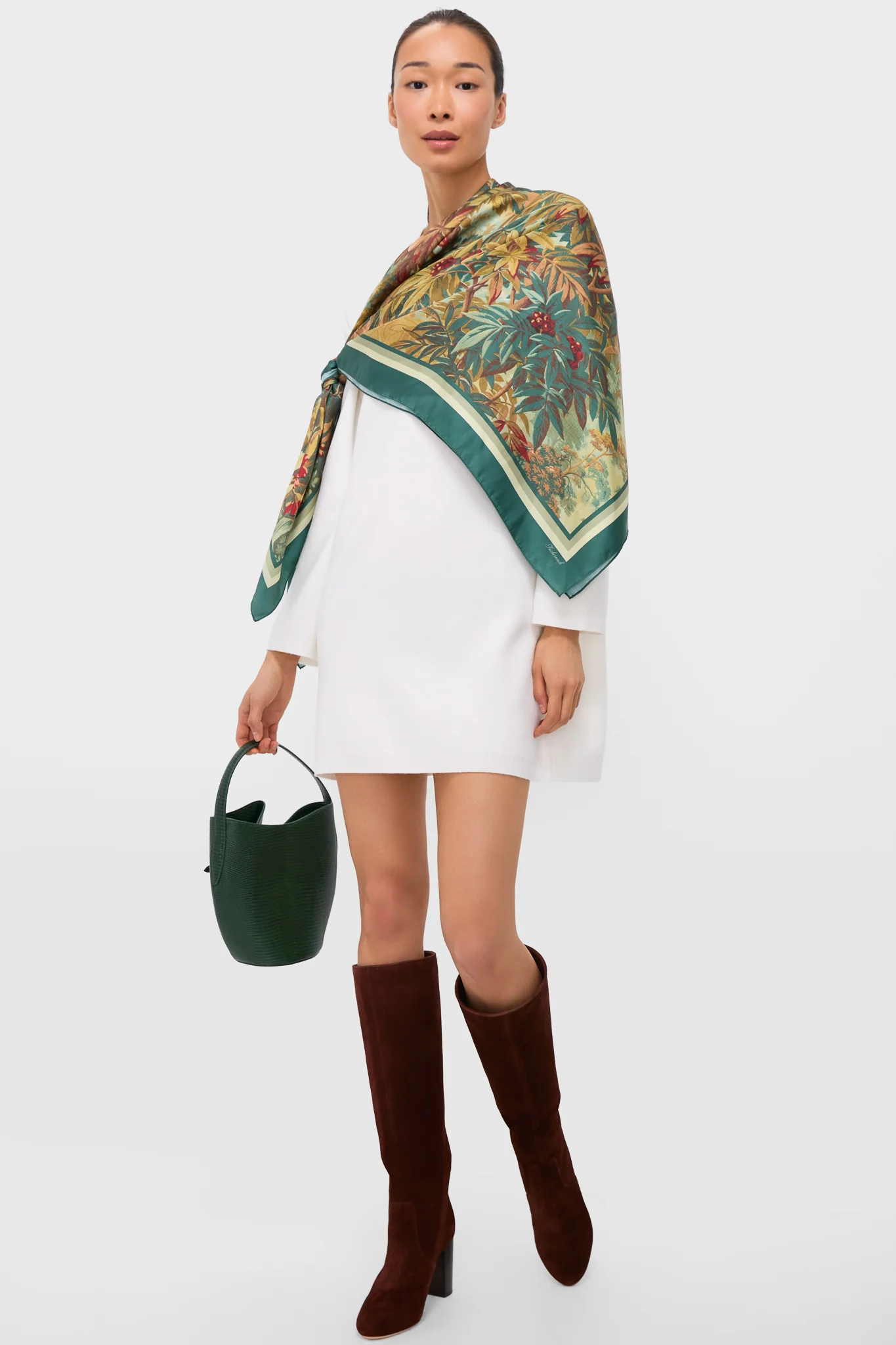 Winter White Vivianne Crewneck Dress - Image 2
