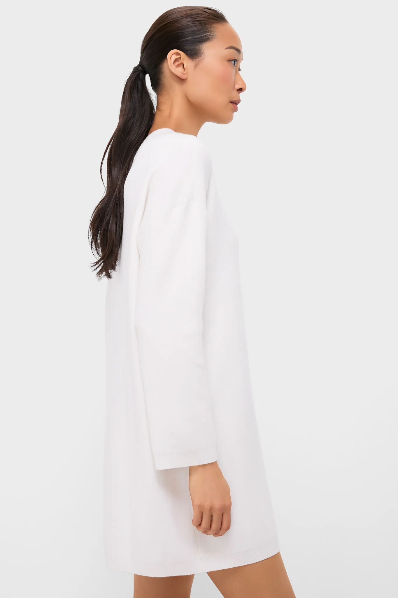 Winter White Vivianne Crewneck Dress - Image 3