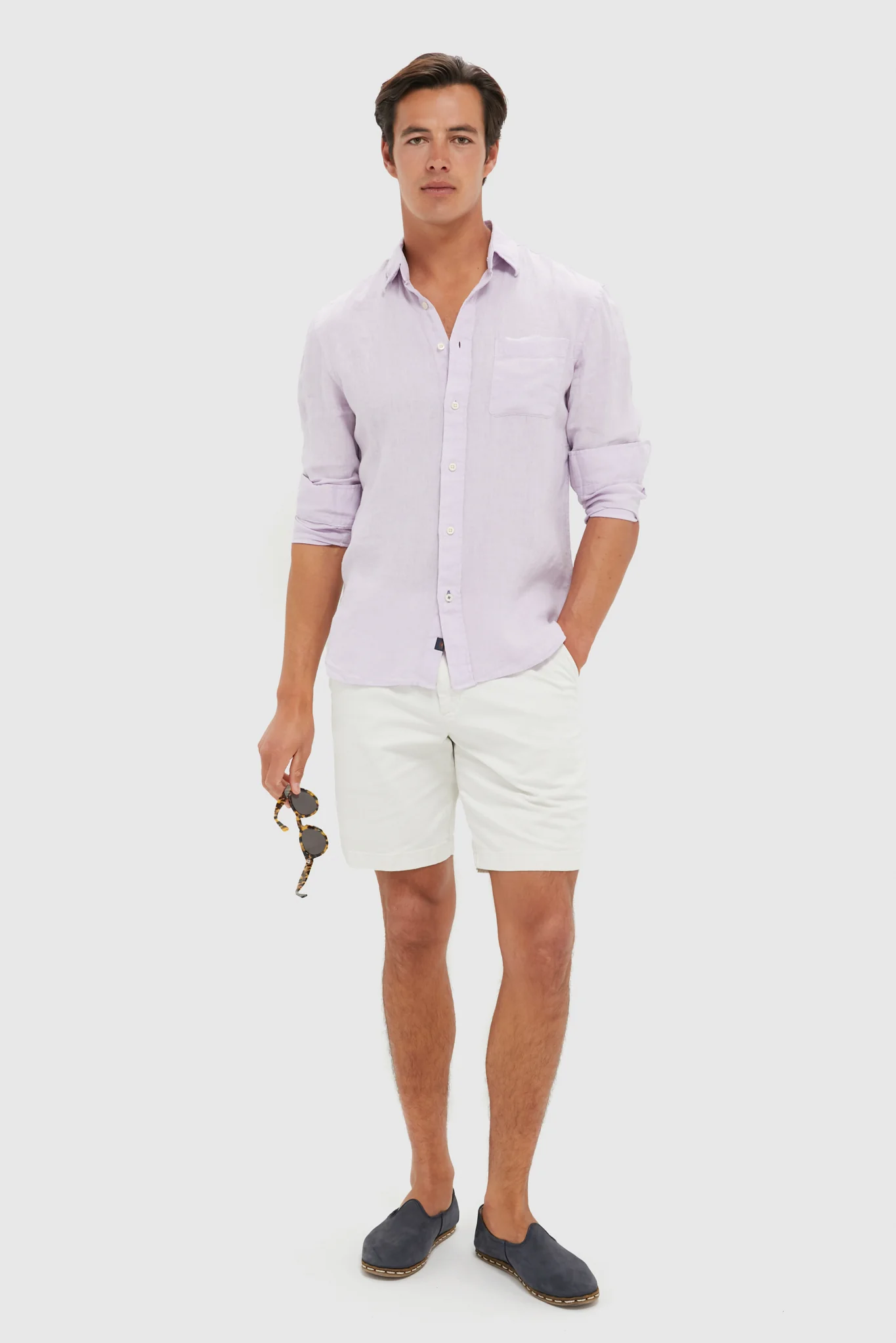 Wisteria Laguna Linen Shirt - Image 2