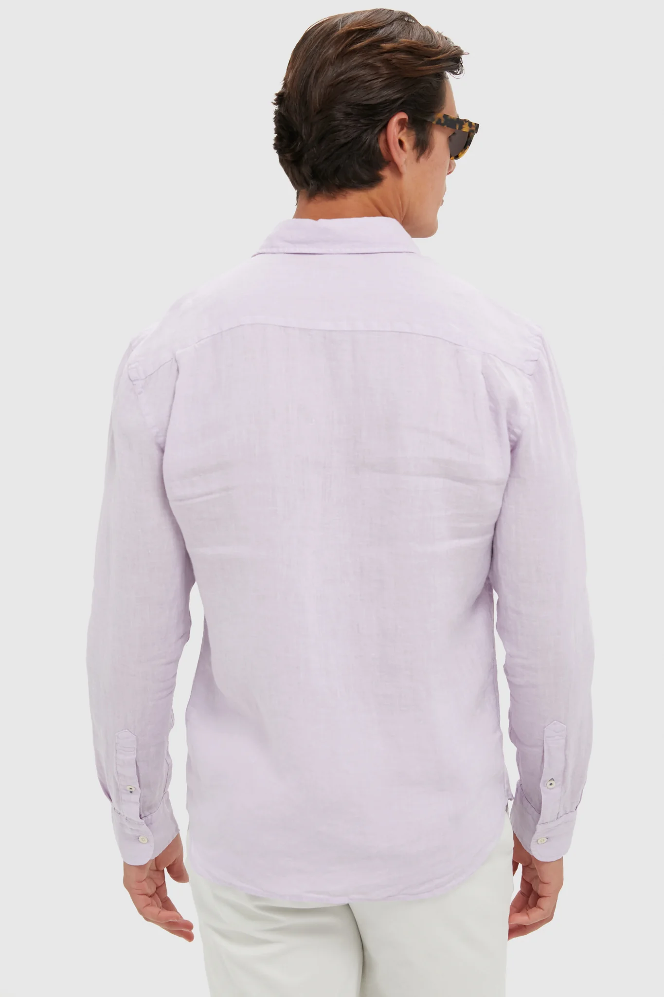 Wisteria Laguna Linen Shirt - Image 4