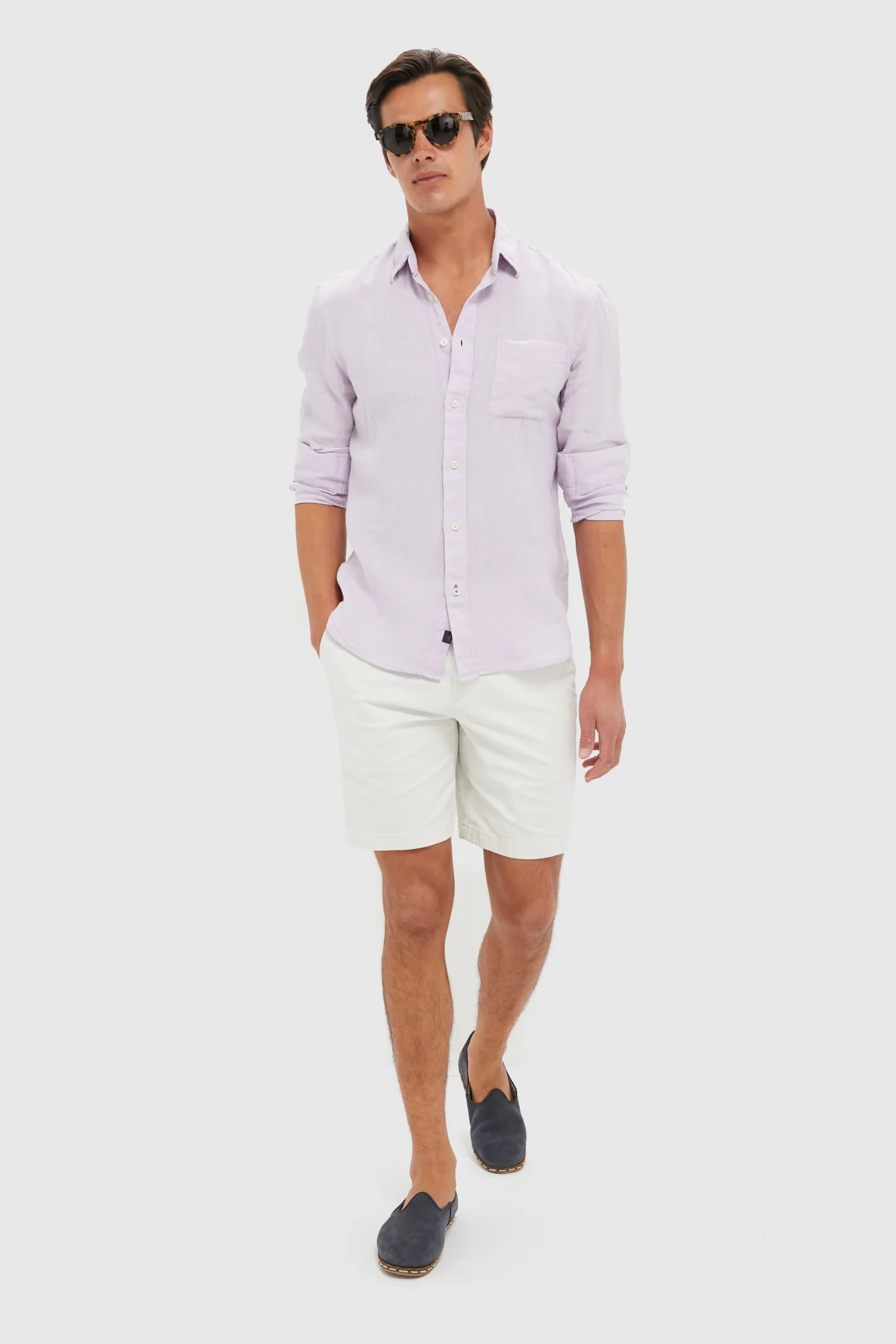 Wisteria Laguna Linen Shirt - Image 6