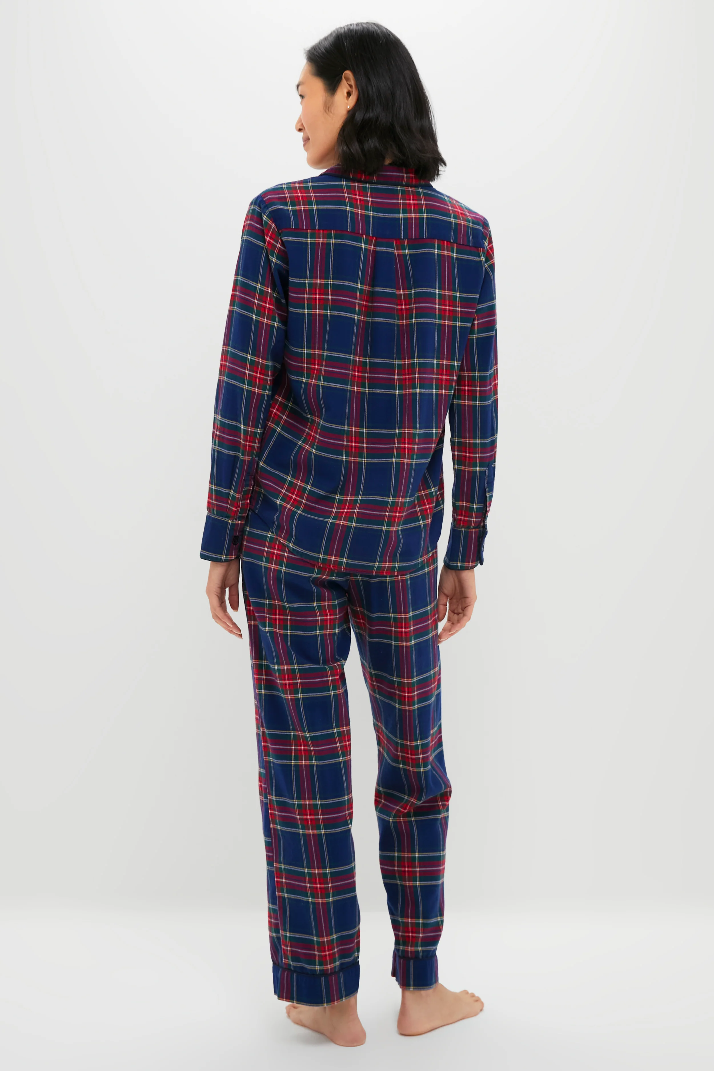 Womens Windsor Tartan Pajama Set - Image 4