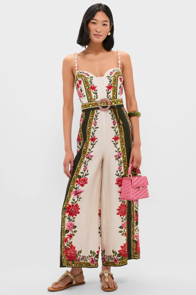 Wonder Rio Sand Sleeveless Maxi Jumpsuit - Image 2