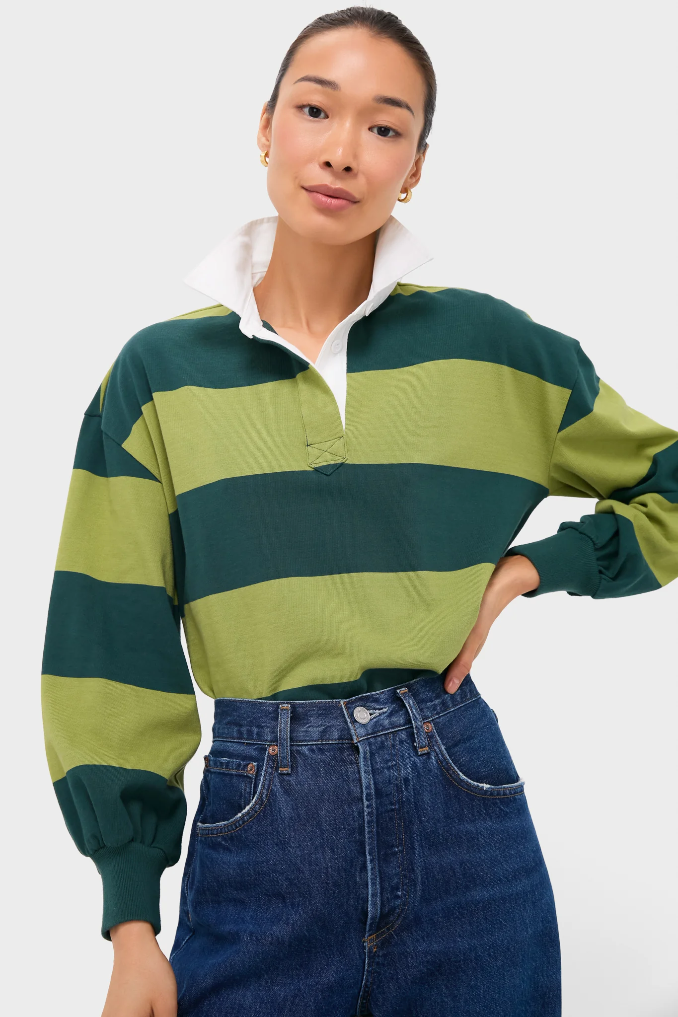 Woodbine and Junebug Stripe Swiftie Rugby Polo - Image 5