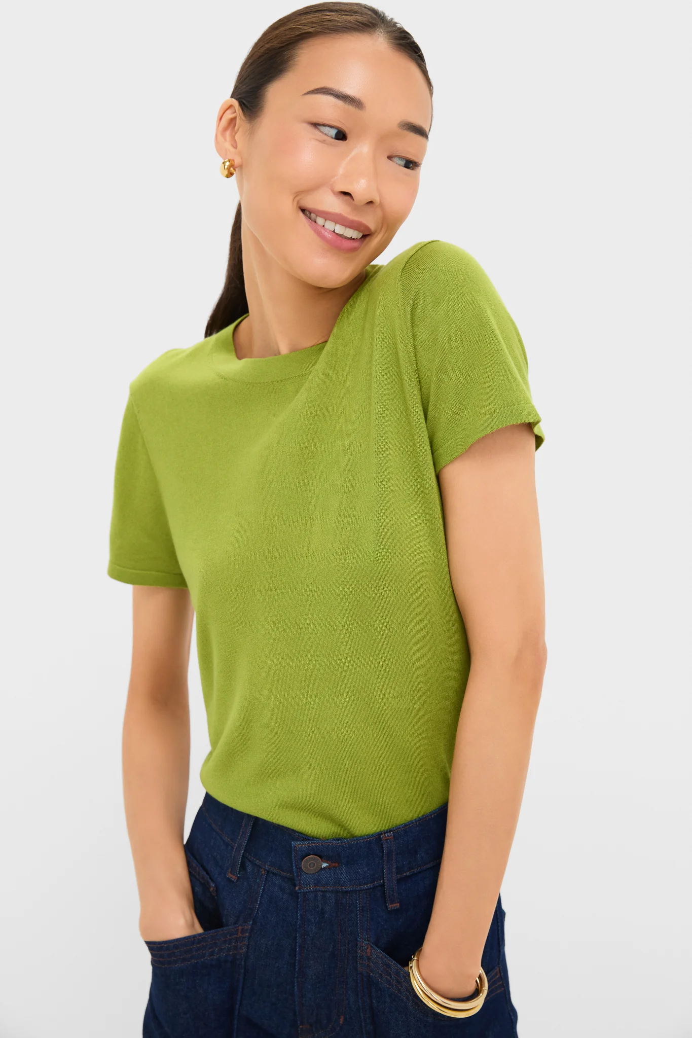 Woodbine Cashmere Silk Katie Tee