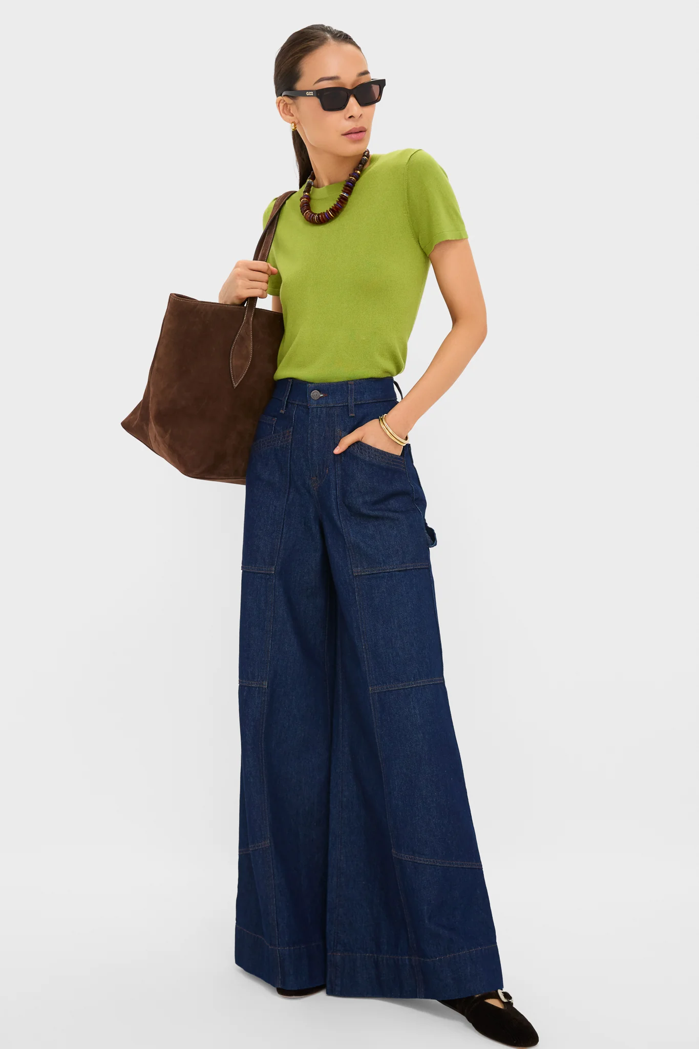 Woodbine Cashmere Silk Katie Tee - Image 2
