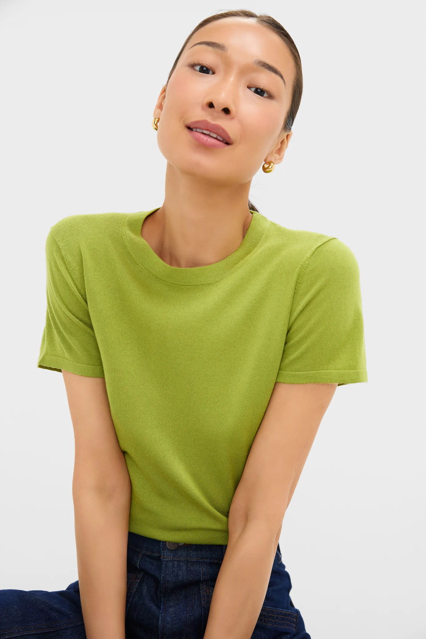 Woodbine Cashmere Silk Katie Tee - Image 5