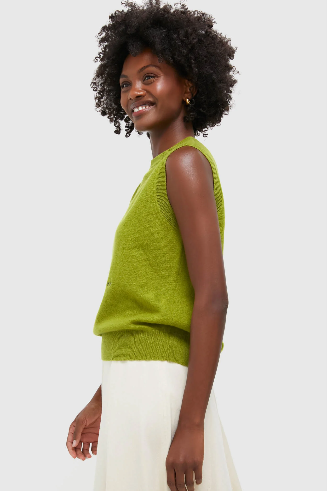 Woodbine Green Cashmere Shell - Image 3