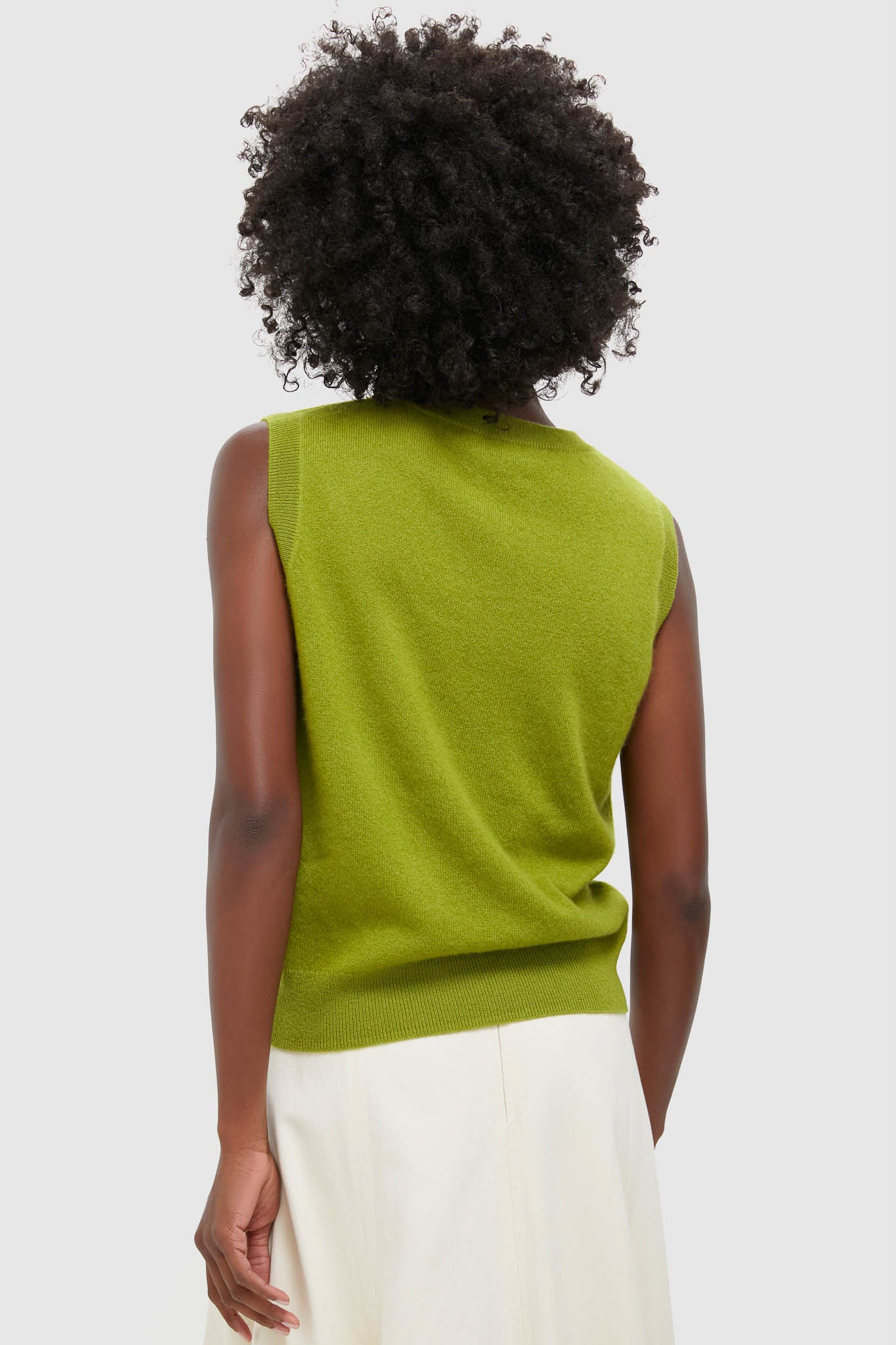 Woodbine Green Cashmere Shell - Image 4