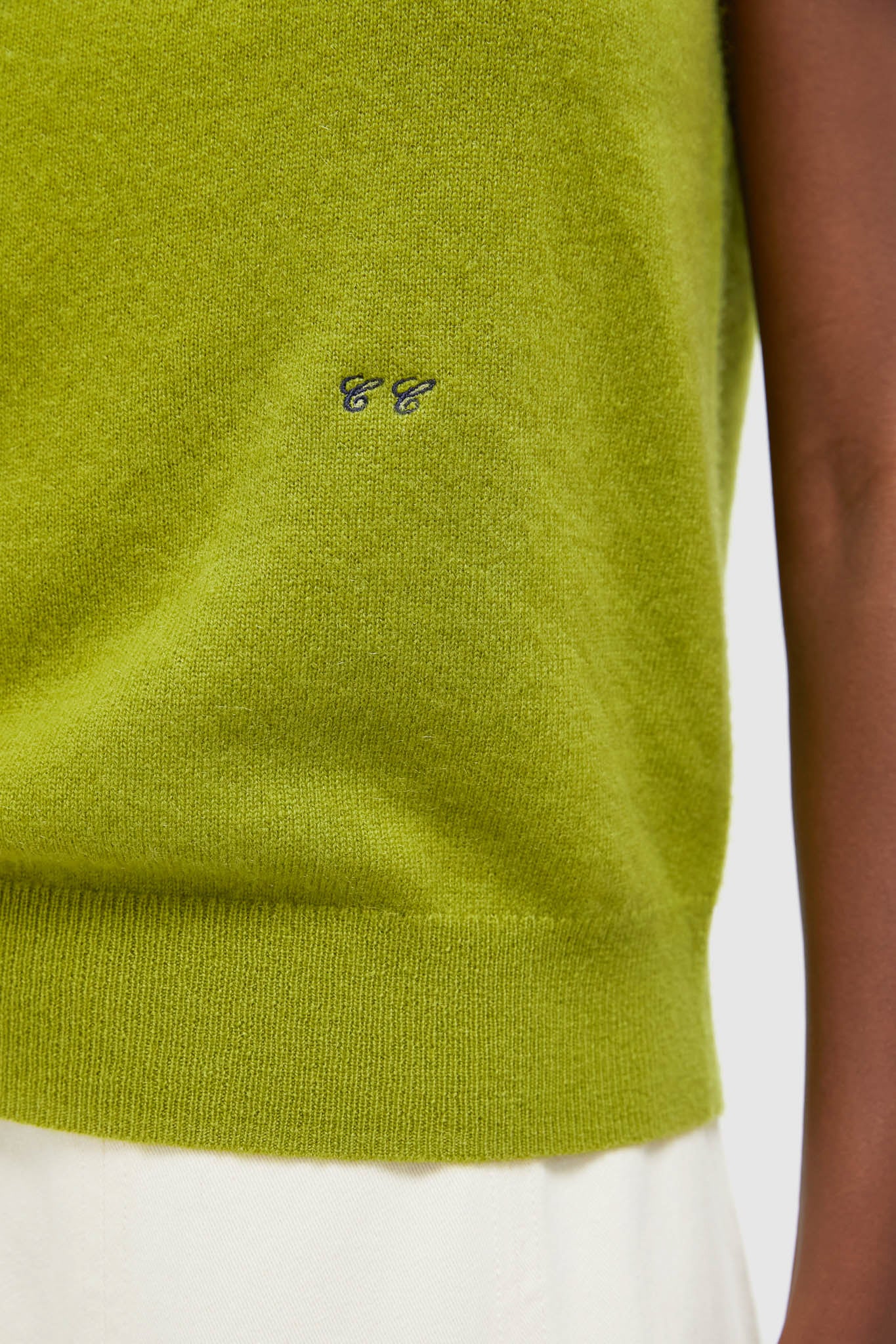 Woodbine Green Cashmere Shell - Image 5