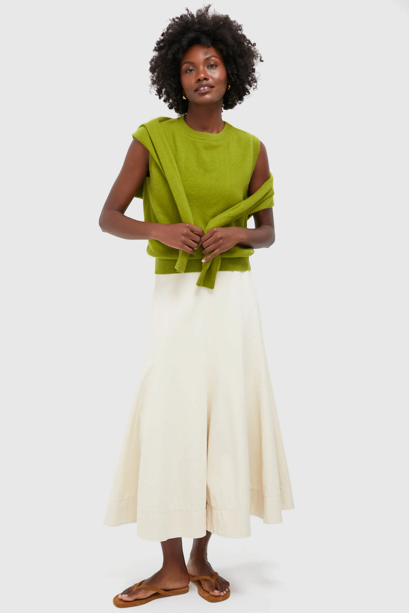 Woodbine Green Cashmere Shell - Image 6