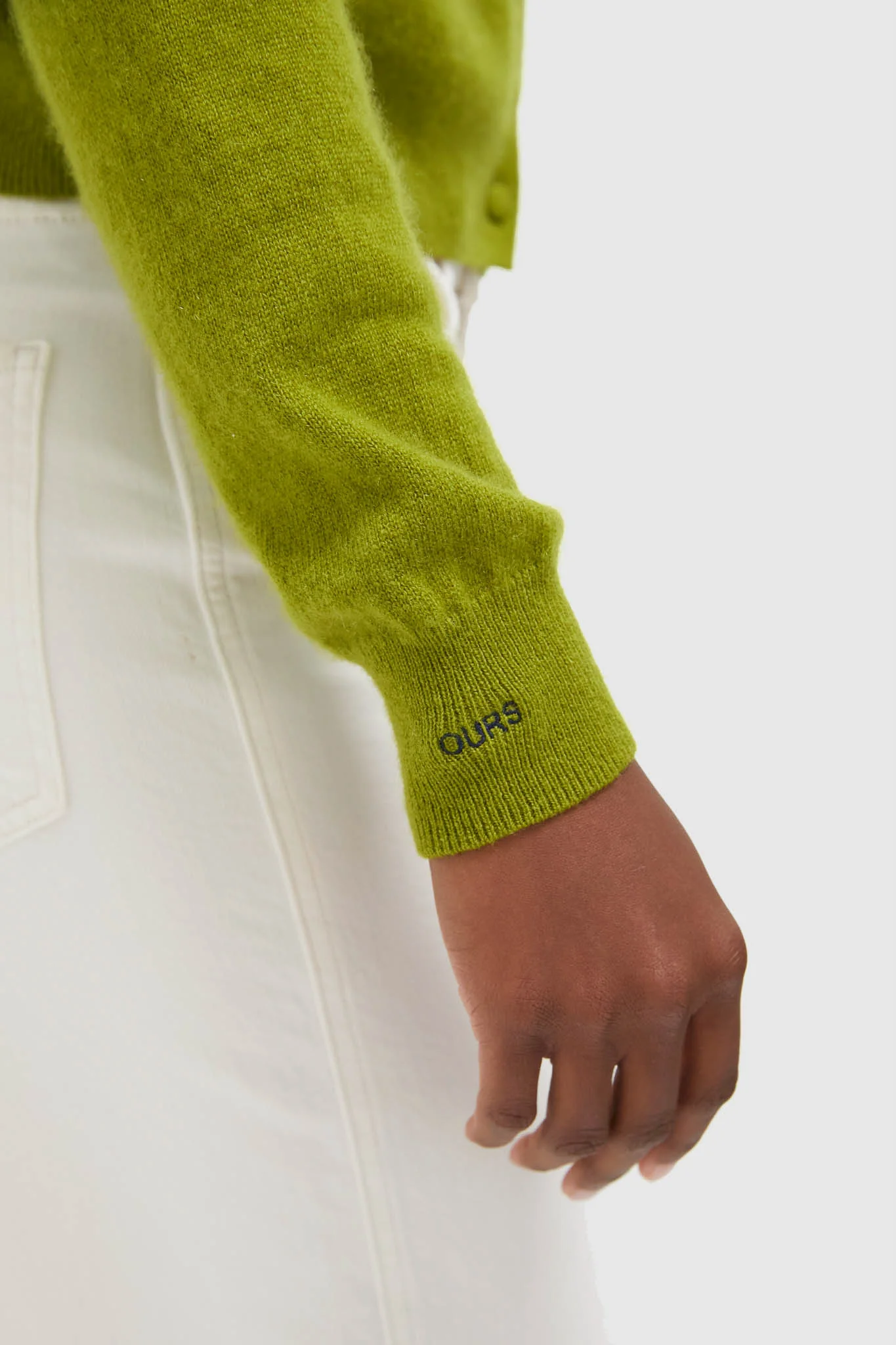 Woodbine Green Riley Cashmere Cardigan - Image 5