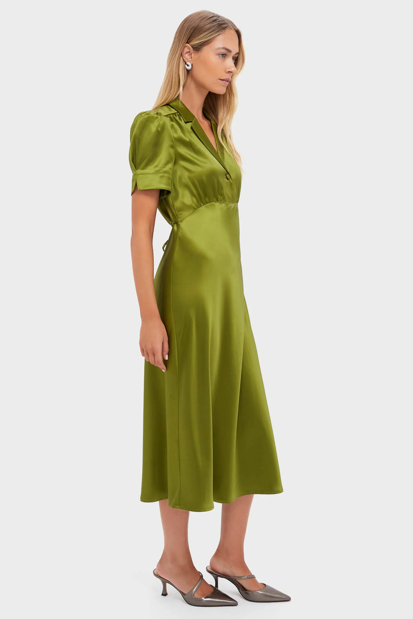 Woodbine Satin Bellamy Dress - Image 3