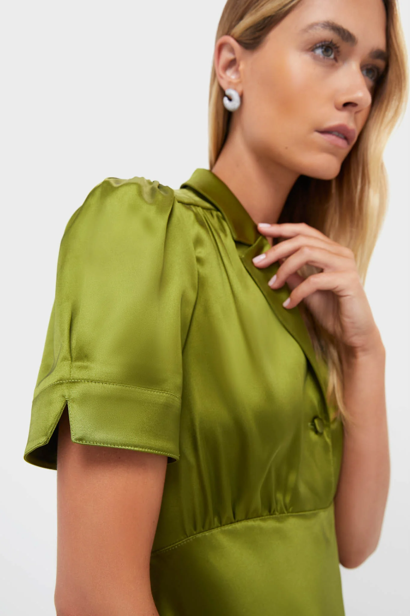 Woodbine Satin Bellamy Dress - Image 5