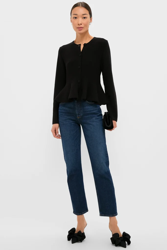 Black Knit Richmond Sweater - Image 2