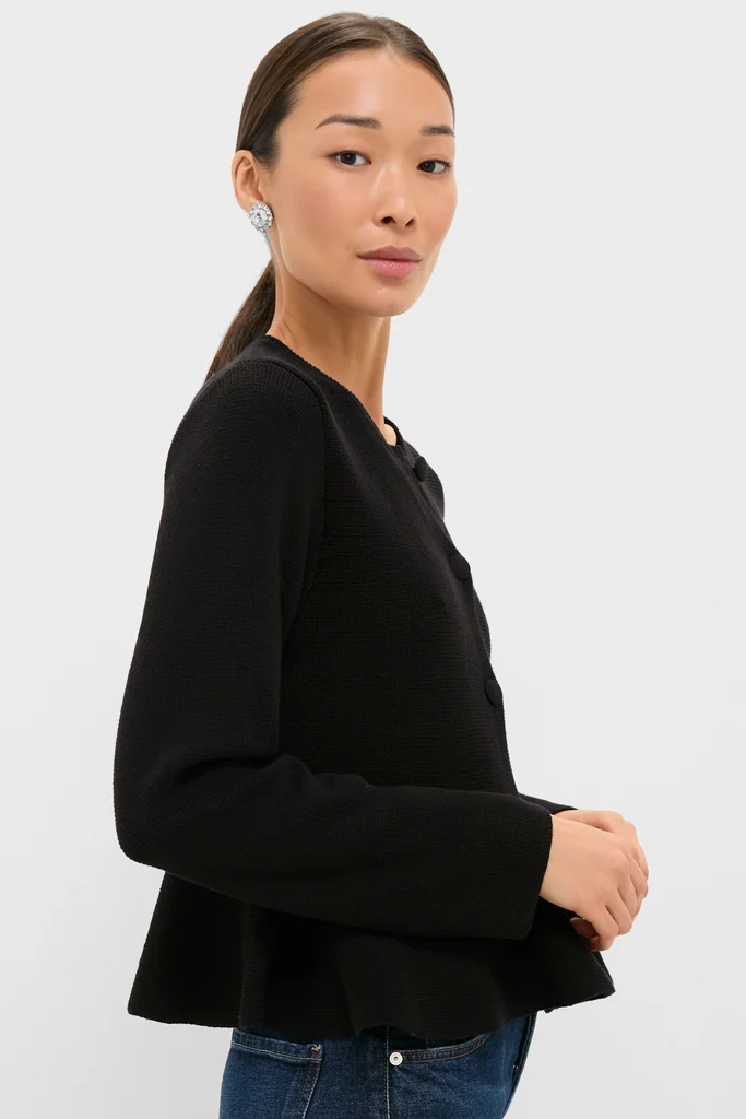 Black Knit Richmond Sweater - Image 3