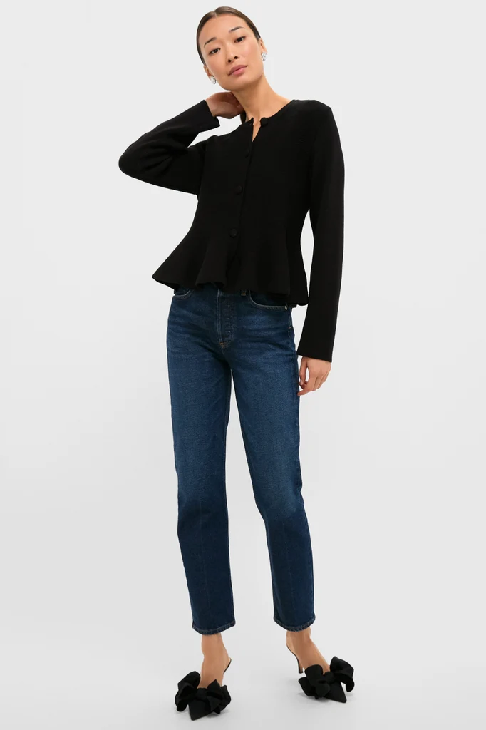 Black Knit Richmond Sweater - Image 6