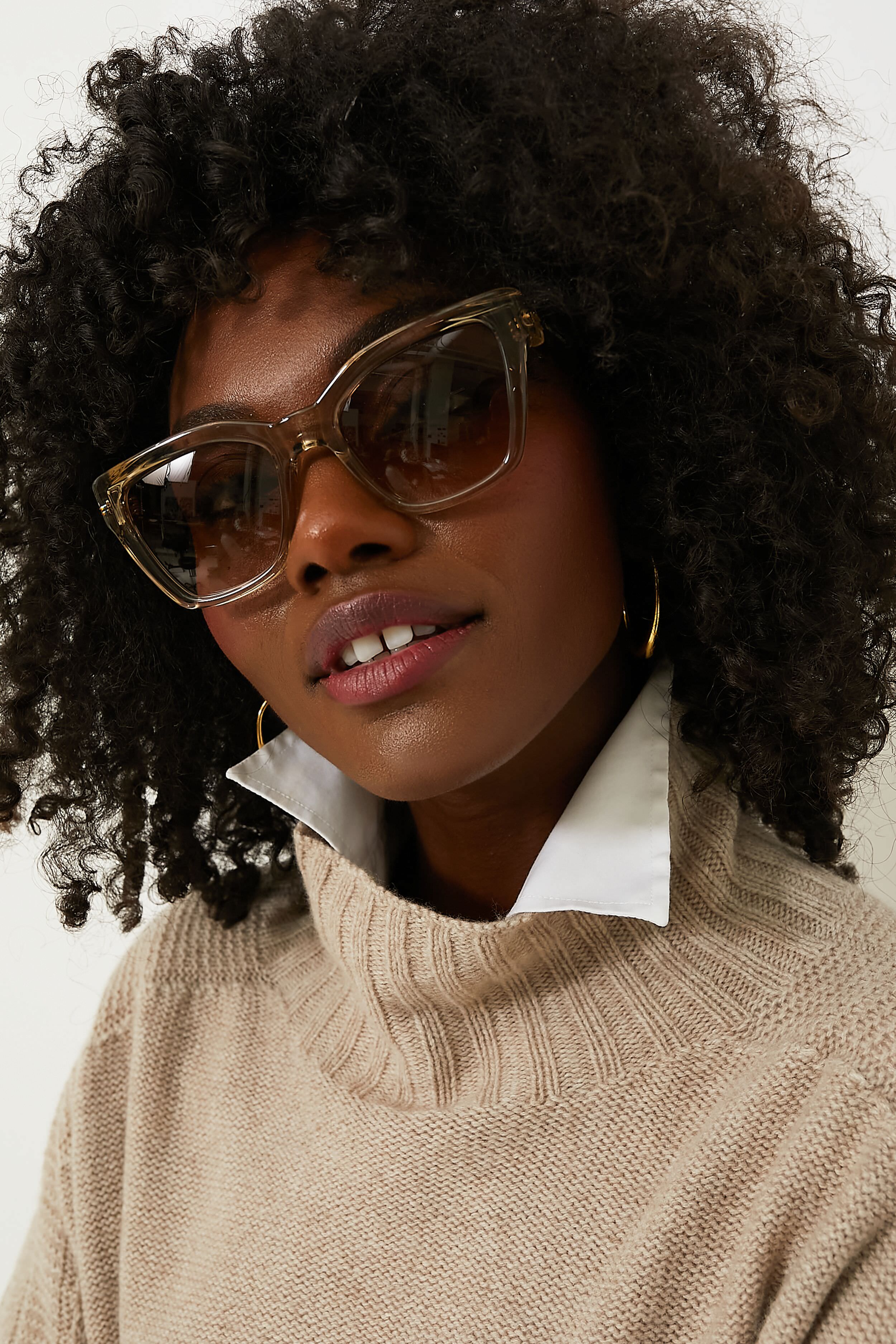Yellow Cat Eye Sunglasses - Image 2