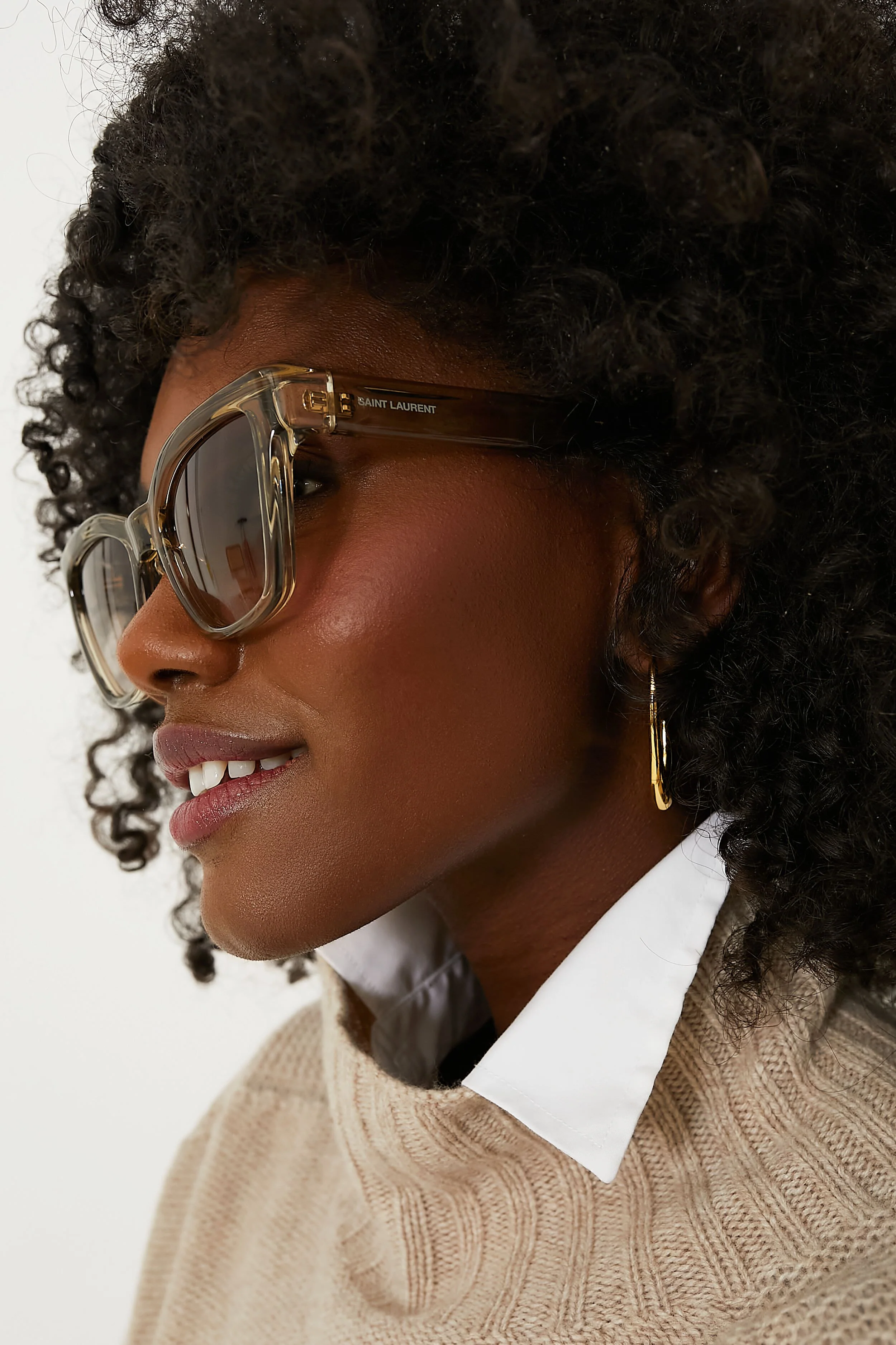 Yellow Cat Eye Sunglasses - Image 3