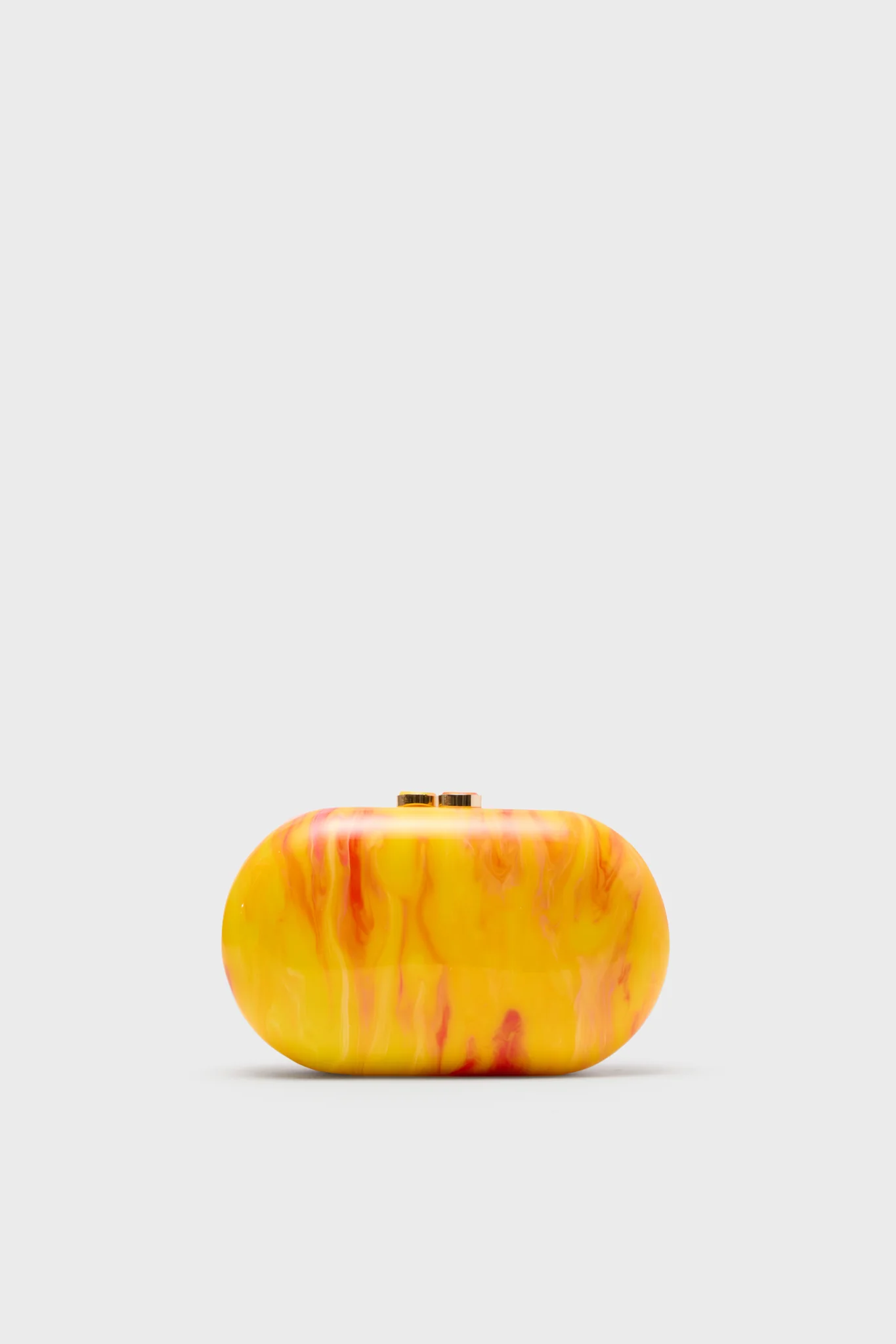 Yellow Maeve Marble Clutch