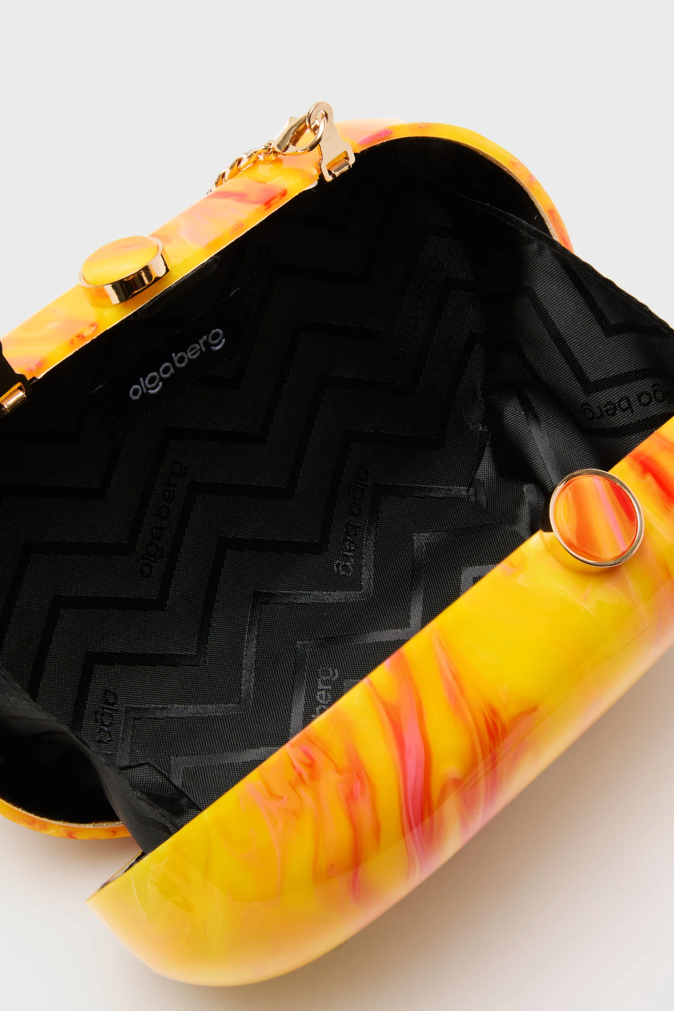 Yellow Maeve Marble Clutch - Image 6
