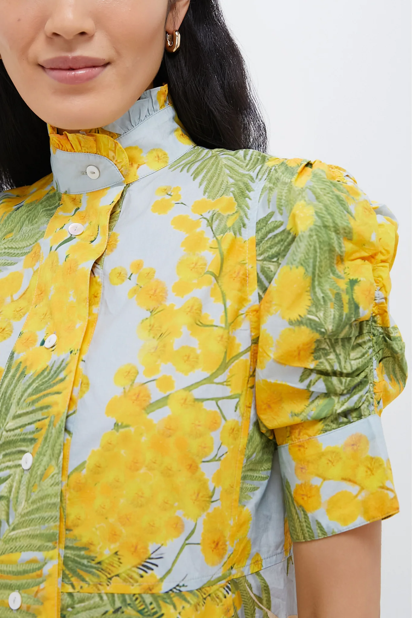 Yellow Storm Blue Venetia Midi Dress - Image 6