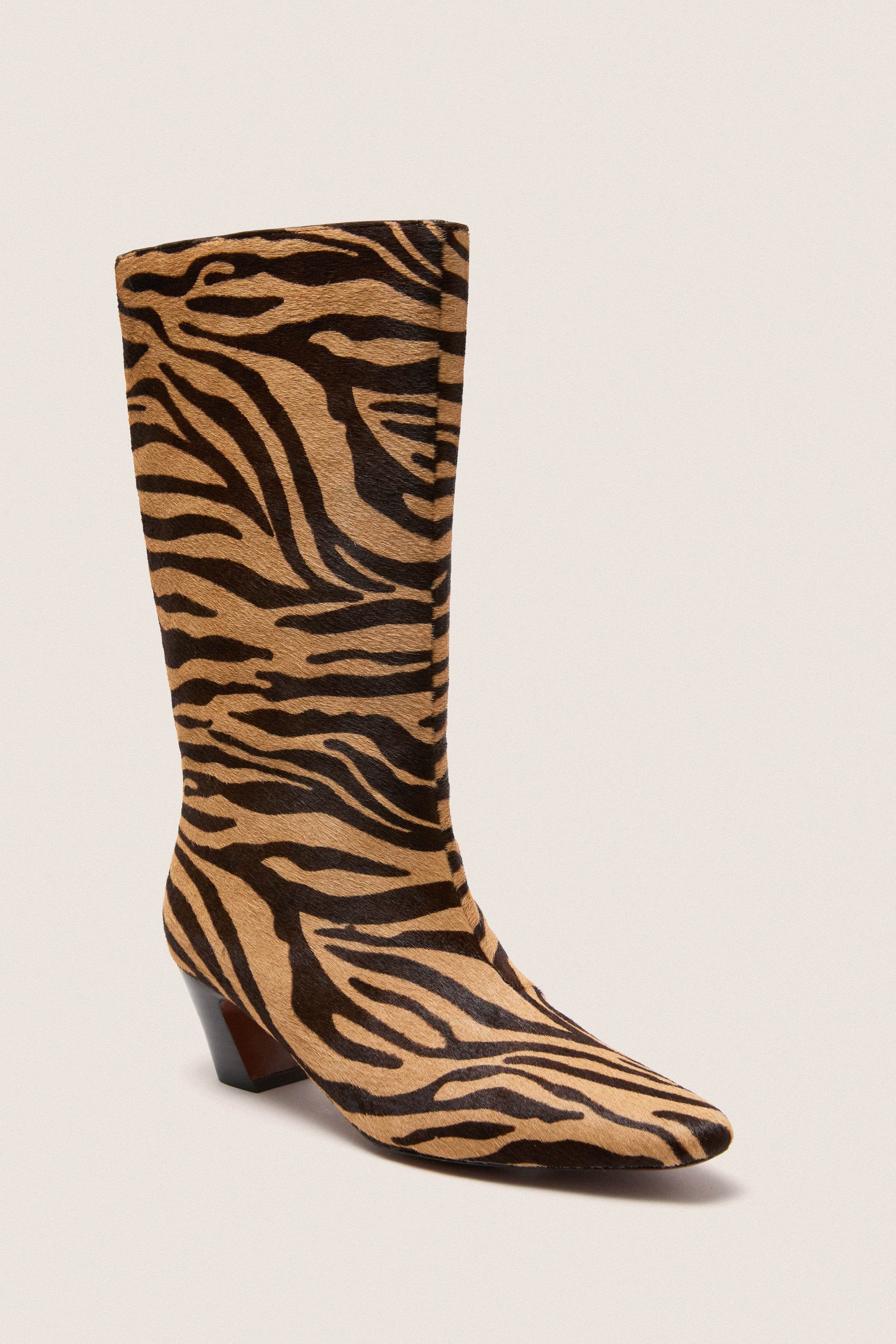 Zebra Cleo Boots