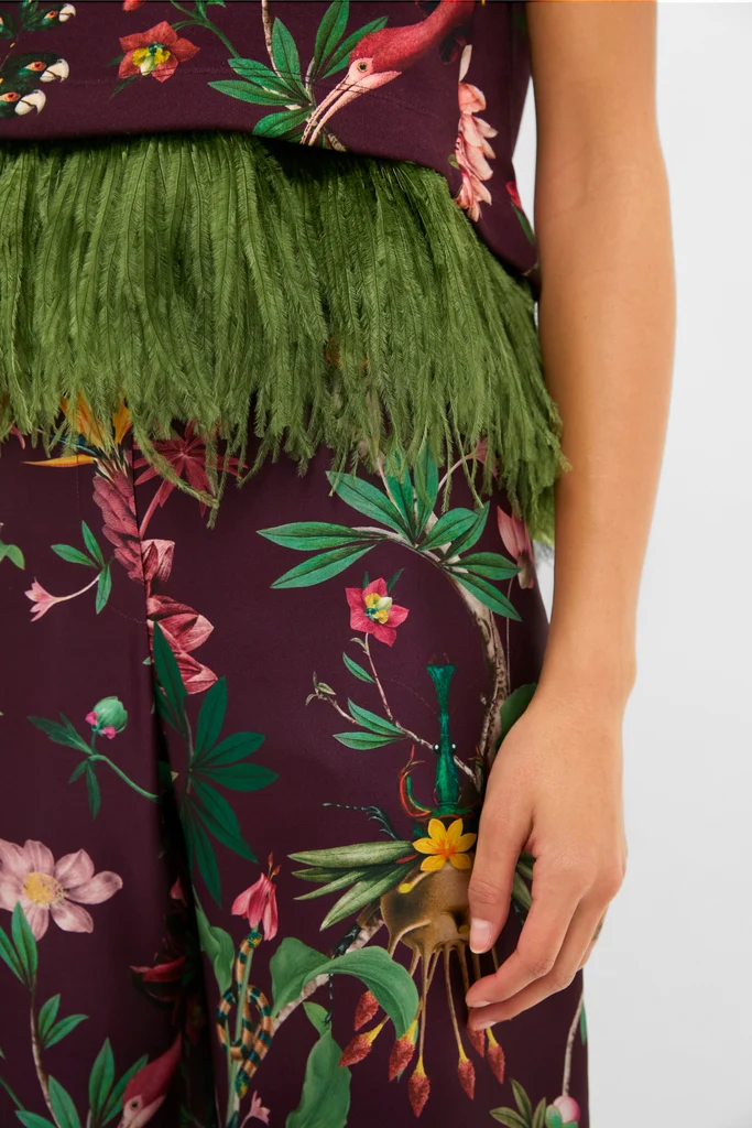 Zooflora La Scala Tee with Feathers - Image 5
