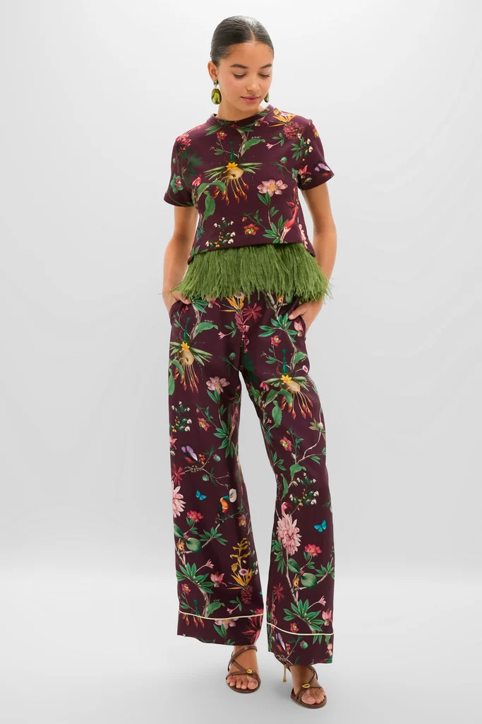 Zooflora La Scala Tee with Feathers - Image 6